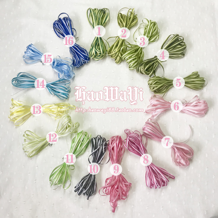 3-4mm Rainbow Gradient Dyed Ribbon silk ribbon diy Hair band Headdress bjd parts Bookmark strip 26in the Home Fabric , Sew DIY Material,Tools and finished products , Sew DIY Fitting/Accessories/Accessories , Ribbon/Ribbons/Cloth belt category - from Buy2taobao.com to provide professional Taobao agent buy service
