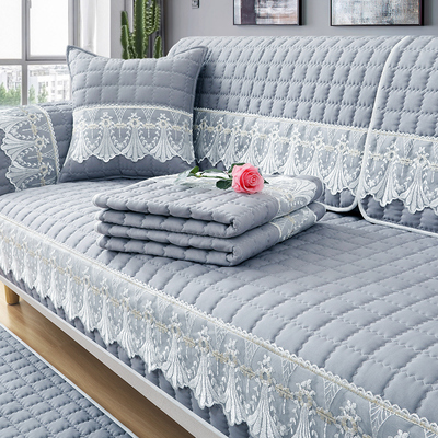 沙发垫四季通用布艺防滑实木坐垫子沙发套全包萬能套罩巾全盖一套