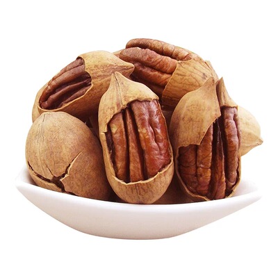 新货碧根果两罐奶油味连罐500g长寿果1散装5坚果干果零食整箱斤