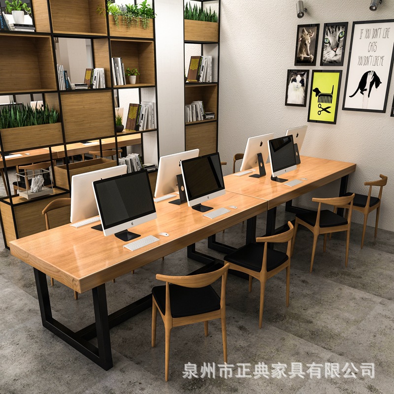 現代簡約實木辦公桌 創意長方形職員辦公桌 辦公室大型員工培訓桌在類目 商業/辦公傢俱, 辦公傢俱, 辦公桌, 辦公電腦桌中 - 來自Buy2taobao.com提供專業的淘寶代購服務