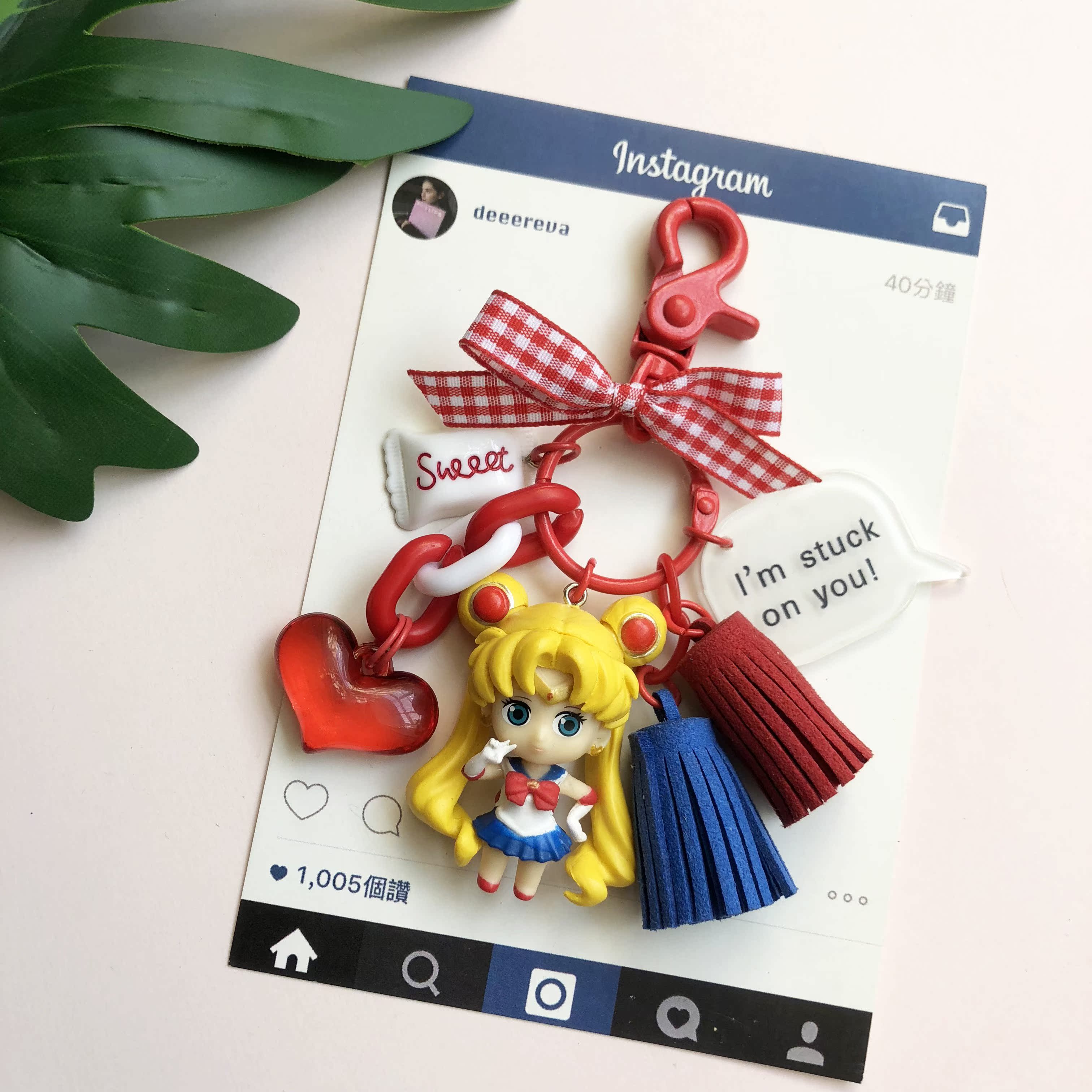lovely Waist hang gift Chain Ring originality Original Lanyard personality circle Key buckle Female models chain birthday giftin the Festive supplies/Gift , Gift ideas , Keychain category - from Buy2taobao.com to provide professional Taobao agent buy service