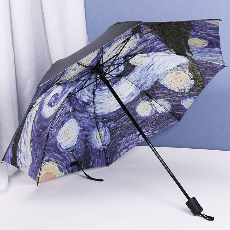 梵高星空晴雨伞女两用男个性创意潮流搞怪防晒防紫外线遮阳太阳伞在类目 居家日用, 伞/雨具/防雨/防潮, 伞中 - 来自Buy2taobao.com提供专业的淘宝代购服务