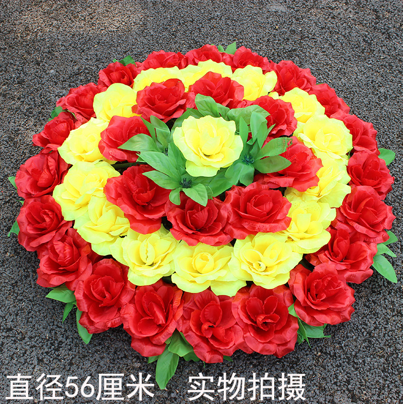 仿真花玫瑰大花圈绢花扫墓花假花环祭祀花摆放花便宜清明节花|msdalam kategori penghantaran bunga/bunga simulasi/tumbuhan berkebun, Memorial/Dianyi dengan bunga - dari Buy2taobao.com untuk memberikan perkhidmatan ejen Taobao profesional membeli