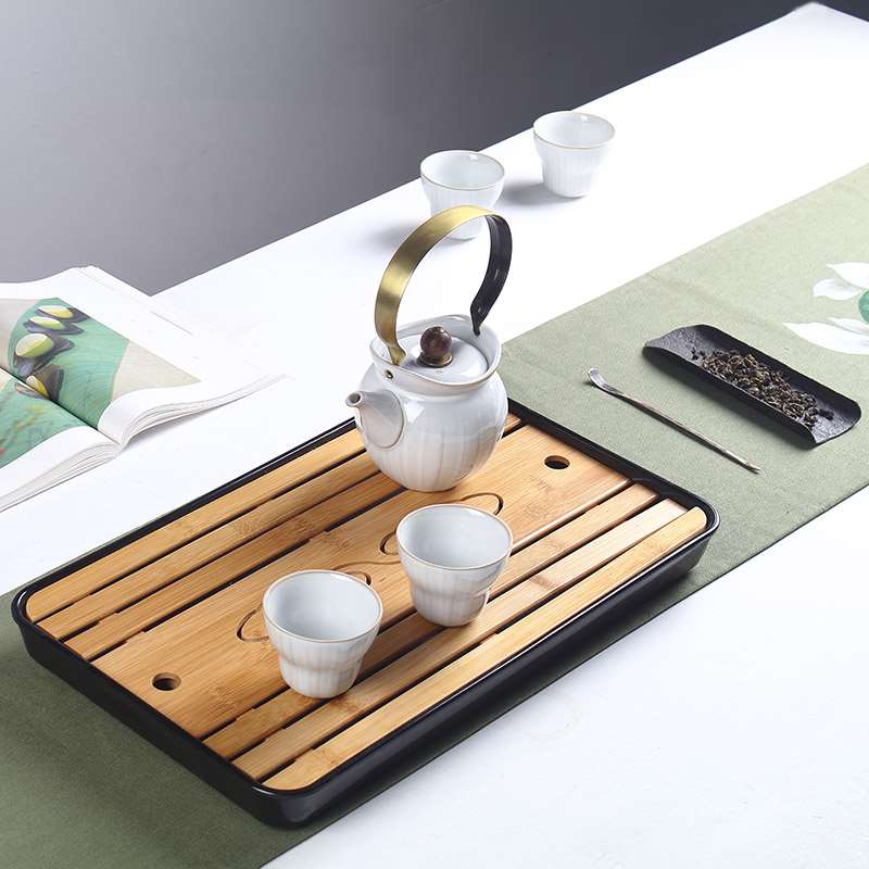 塑料茶盤約小茶盤迷妳茶托盤小號家用儲水竹制幹泡茶台功夫茶具在類目 餐飲具, 茶具, 茶盤中 - 來自Buy2taobao.com提供專業的淘寶代購服務