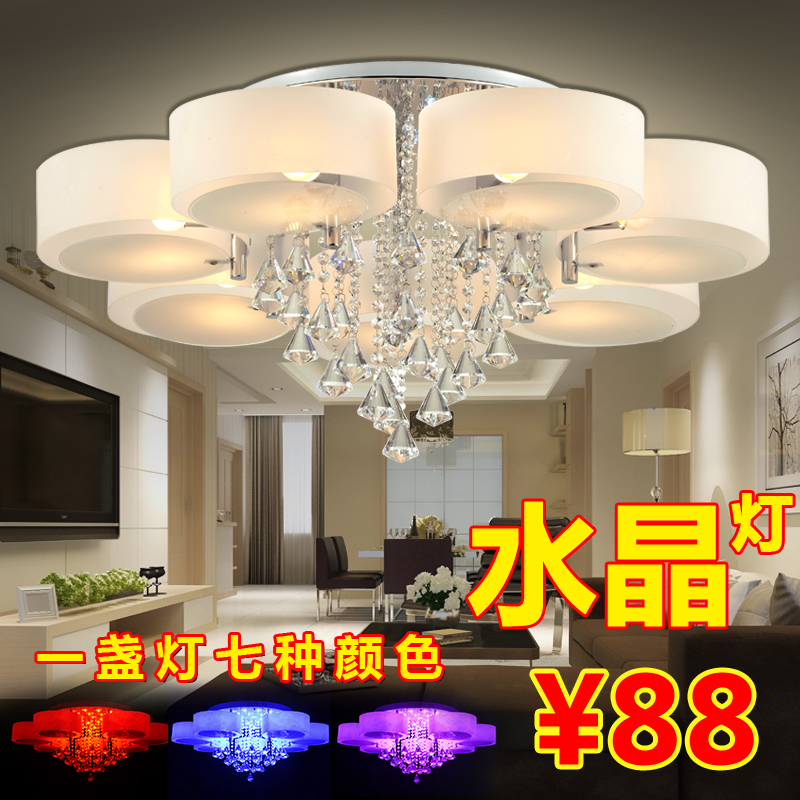 LED水晶吸顶灯客厅灯具现代简约卧室灯吸顶灯餐厅灯具灯饰|msdalam kategori keluarga memasang ibu, Lampu & Lighting Fixtures, siling - dari Buy2taobao.com untuk memberikan perkhidmatan ejen Taobao profesional membeli