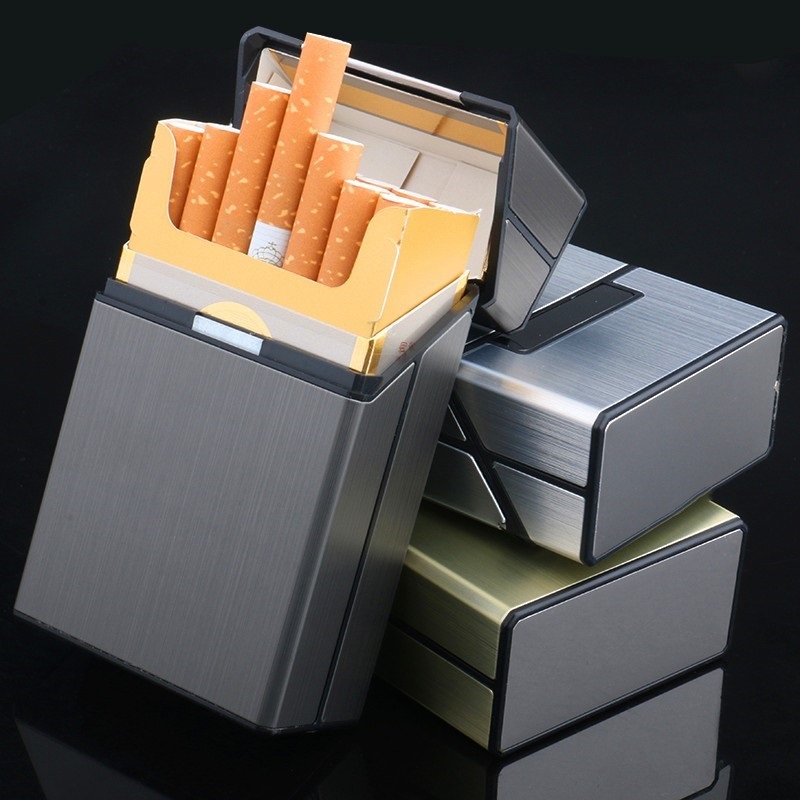Simplicity Texture Flex Box Portable Cigarette case man Trend Men's Light and thin packing protect 20 Support sealin the ZIPPO/Swiss Army Knife/Glasses , Smoking , Cigarette case category - from Buy2taobao.com to provide professional Taobao agent buy service