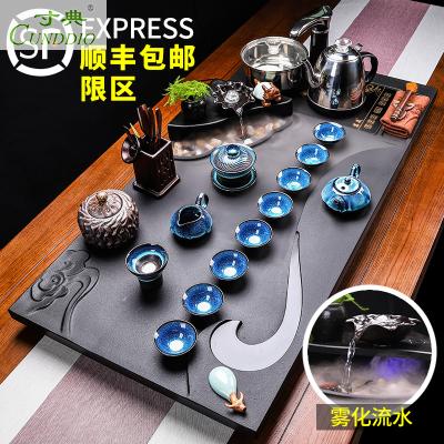 整塊烏金石茶盤功夫茶具套裝家用黑金石托盤大號霧化流水石茶台在類目 餐飲具, 茶具, 茶盤中 - 來自Buy2taobao.com提供專業的淘寶代購服務