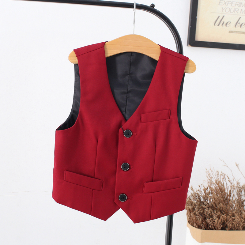 children Claret school uniform Vest vest Chorus dress suit Host Piano costume have cash less than that is registered in the accounts Class clothes Vestin the Children/Baby/Family fitted , Vest category - from Buy2taobao.com to provide professional Taobao agent buy service