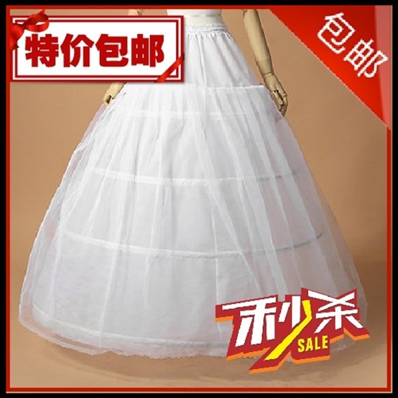 礼服儿童三件裙撑无骨软新娘齐地婚纱裙撑纱套中长款公主折叠大|msdalam kategori Aksesori/Belt kulit/Hat/Muffler, aksesori pakaian perkahwinan, panniers perkahwinan - dari Buy2taobao.com untuk memberikan perkhidmatan ejen Taobao profesional membeli
