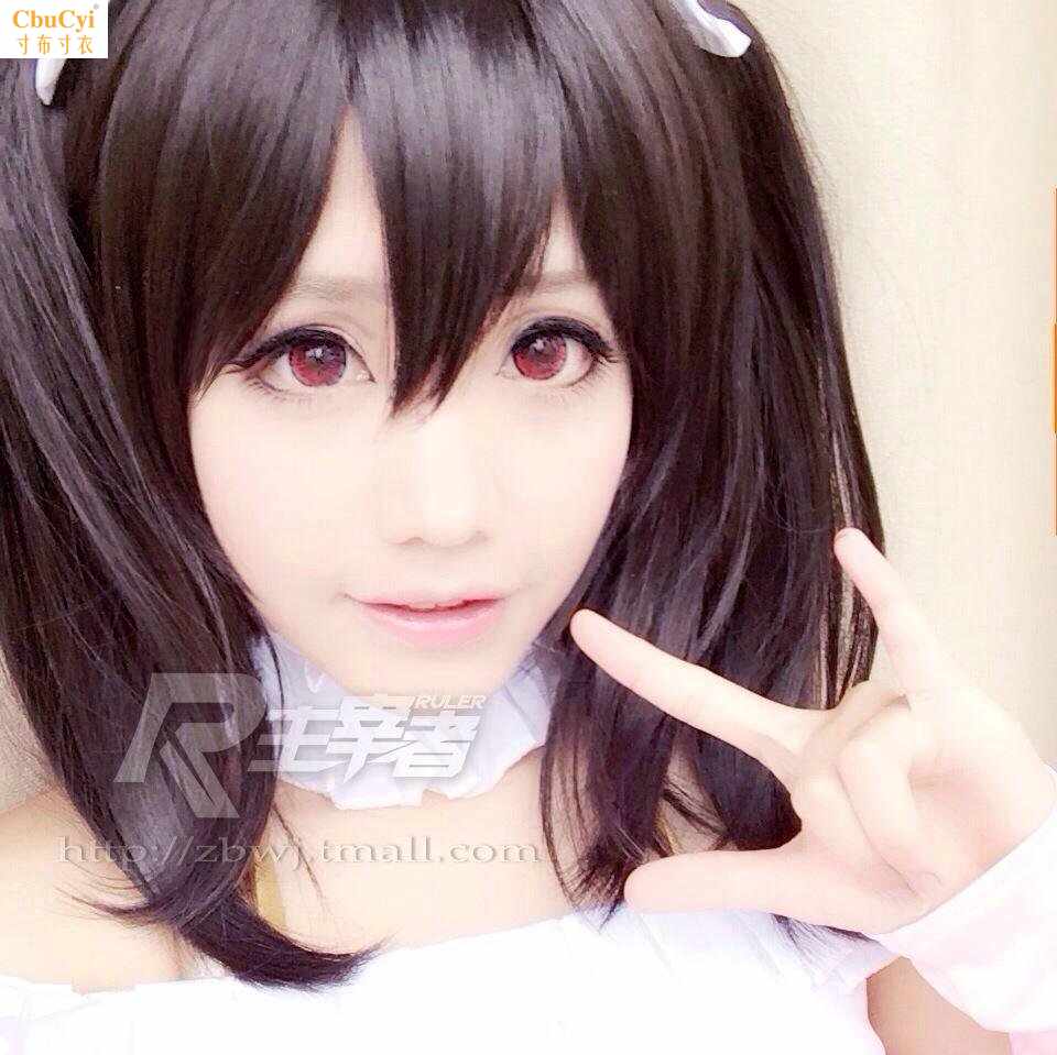 Love Live! Vector 泽妮 can Nico black Double ponytail Jaws of deathin the Play mode/Anime/Periphery/cos/Board games , Cosplay Apparel/Props/Service , COSPLAY Fitting/Props/Doll clothes category - from Buy2taobao.com to provide professional Taobao agent buy service
