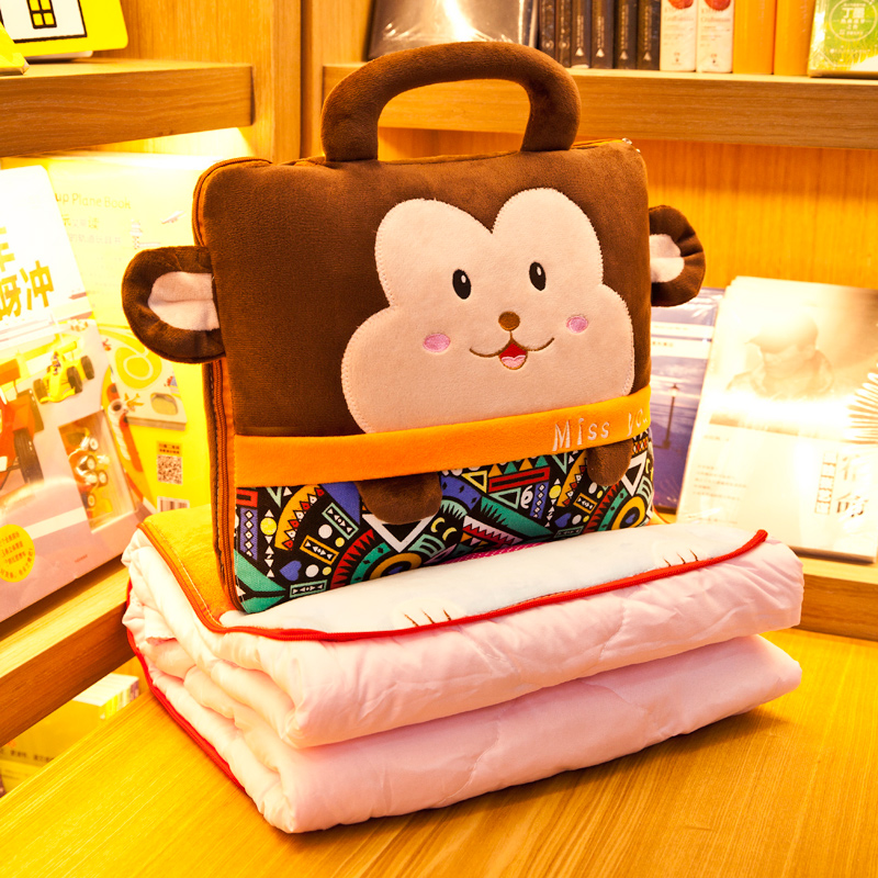 lovely Cartoon Air conditioning was pillow Dual use Office Nap pillow quilt automobile Plush Cushion giftin the Home Fabric , Pillow/Pillow category - from Buy2taobao.com to provide professional Taobao agent buy service