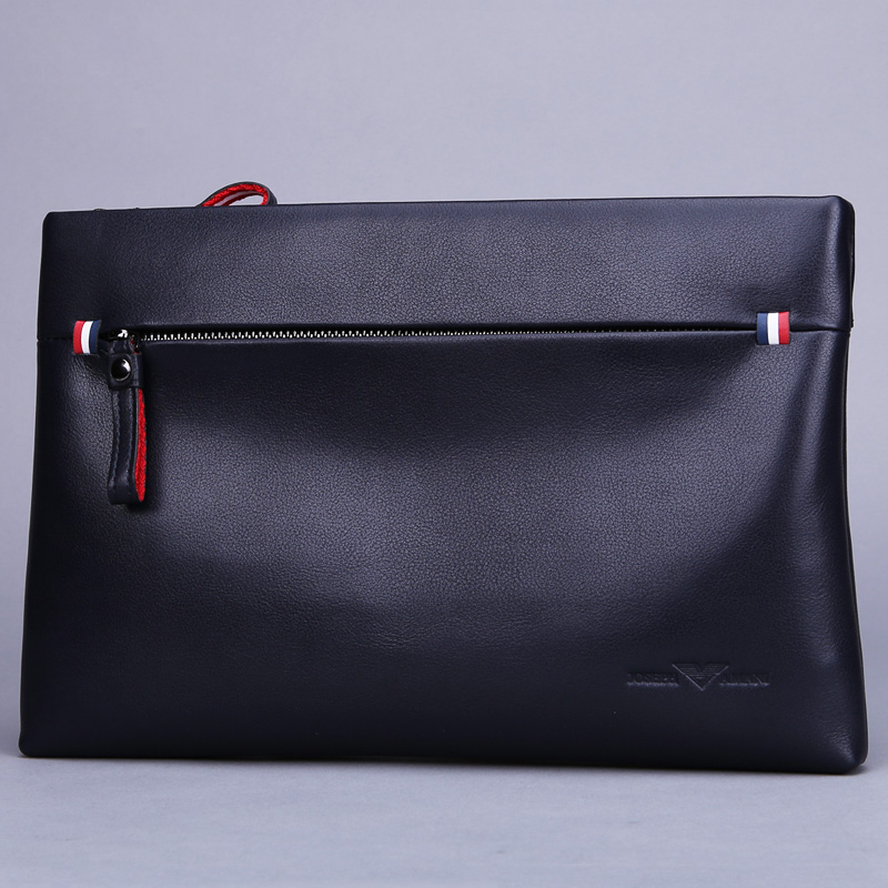 Zhuo Fan Armani The first layer Leather handbags man Fashion Handbag Soft leather Grab bag Men's bag Envelope bagin the Sports bag/Outdoor package/Fitting , Handbags category - from Buy2taobao.com to provide professional Taobao agent buy service