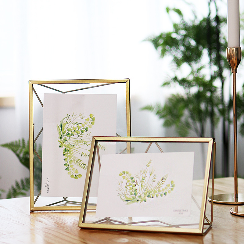 ins Northern Europe Simplicity originality Iron art Metal Geometry Photo frame Frame wedding A new house desktop Decoration ornamentin the Home accessories , Frame/Frames category - from Buy2taobao.com to provide professional Taobao agent buy service