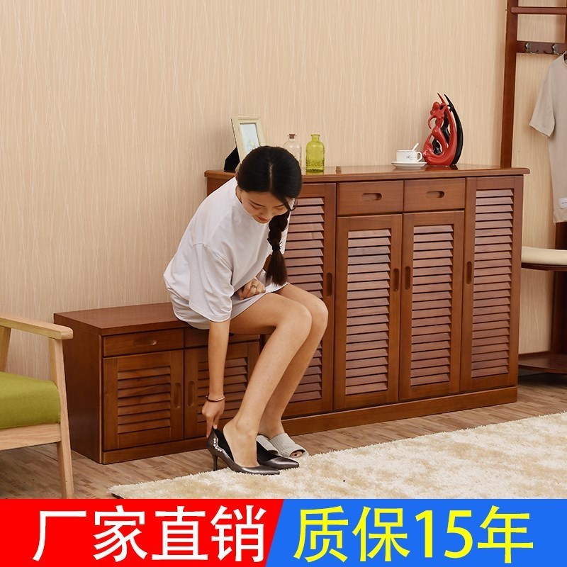 鞋柜实原木色透气简柜对开门大多功能容量门厅储物柜90CM高宽120|msdalam kategori perabot kediaman, kabinet, kotak kasut - dari Buy2taobao.com untuk memberikan perkhidmatan ejen Taobao profesional membeli