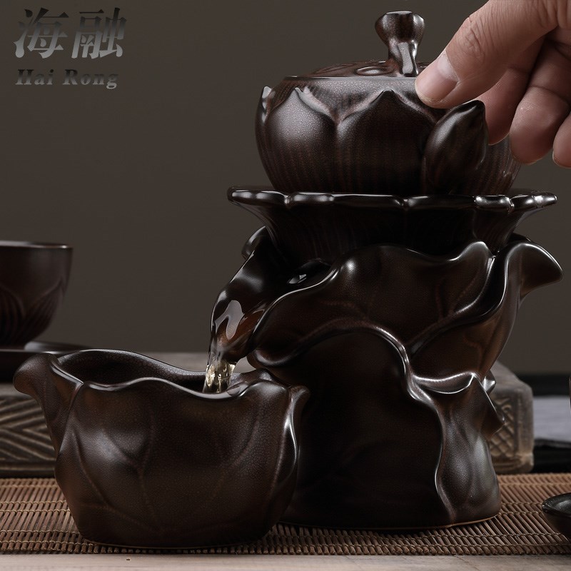 Graphite teacup teapot suit Shilaiyunzhuan Kungfu Online tea set household Lazy man Make tea 6 Tea automaticin the Tableware , Tea set , Kung Fu Tea category - from Buy2taobao.com to provide professional Taobao agent buy service