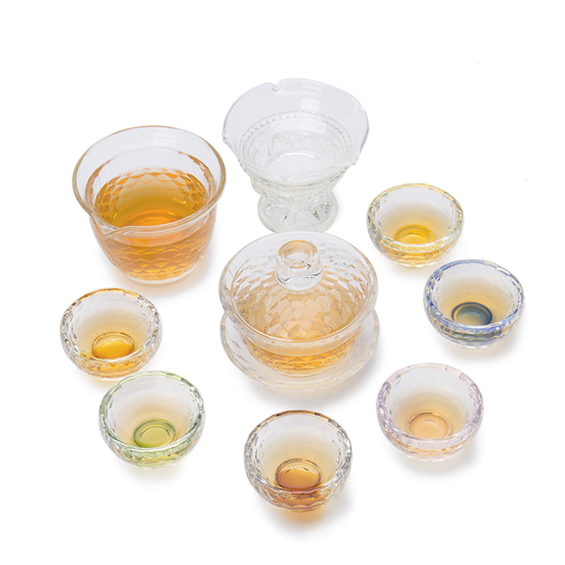 Simple modern a complete set scented tea Glass Kungfu Online Tea Set thickening transparent Anti scald Make tea glass Cover bowlin the Tableware , Tea set , Kung Fu Tea category - from Buy2taobao.com to provide professional Taobao agent buy service
