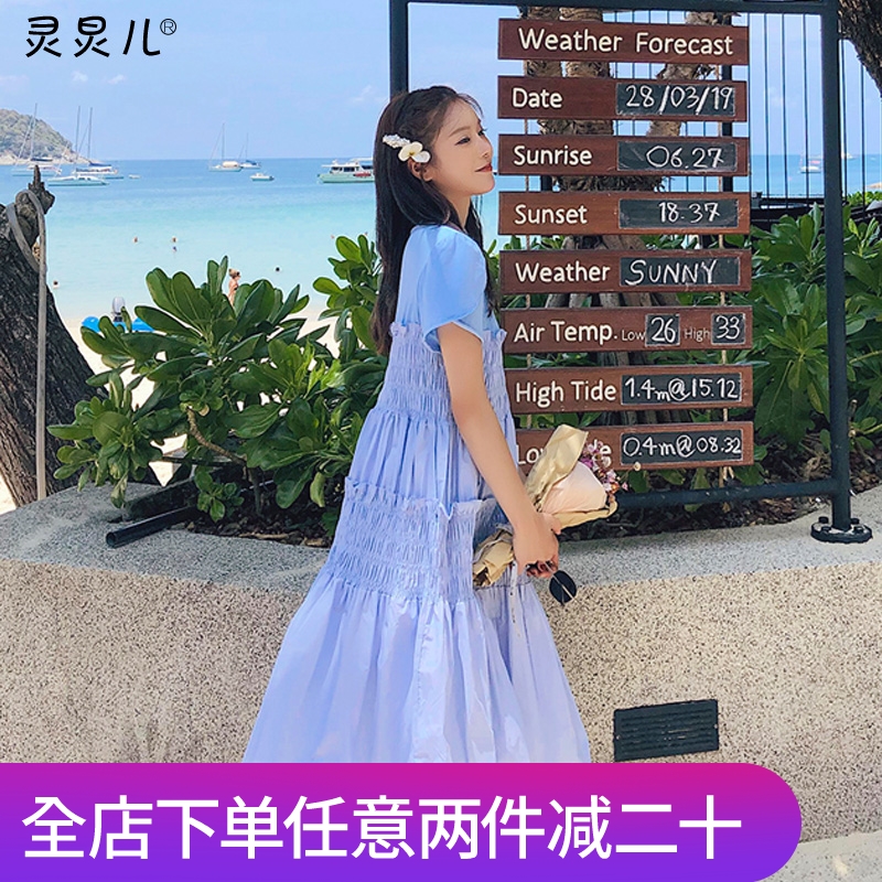 2019孕婦連衣裙夏裝新款韓版修身孕婦裝夏天裙子潮媽顯瘦沙灘長裙在類目 孕婦裝/孕產婦用品/營養, 孕婦裝, 連衣裙中 - 來自Buy2taobao.com提供專業的淘寶代購服務