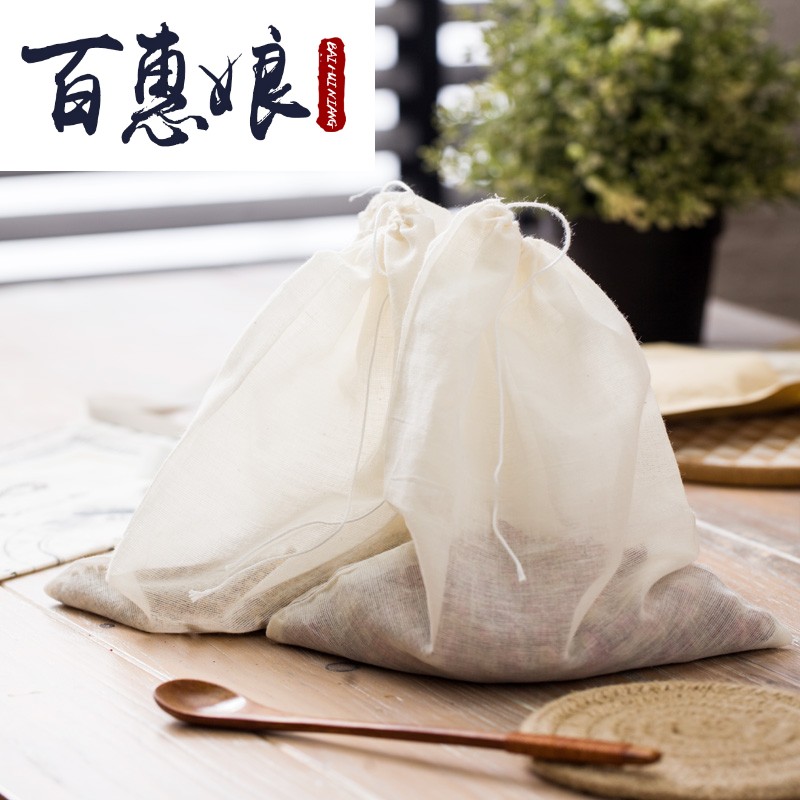 百惠娘中药袋棉纱布袋家用卤料包煲汤过滤袋煎药隔渣袋大号调料包|msdalam kategori pinggan mangkuk, set teh, lain - dari Buy2taobao.com untuk memberikan perkhidmatan ejen Taobao profesional membeli