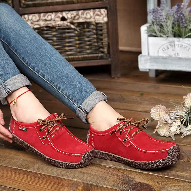 6 Colors Women Genuine Leather Shoes Casual Flats Woman Hand|ruв категории начало ежедневно, обувь товаров, начало обувь - от Buy2taobao.com для оказания профессиональной услуги покупки агента Taobao