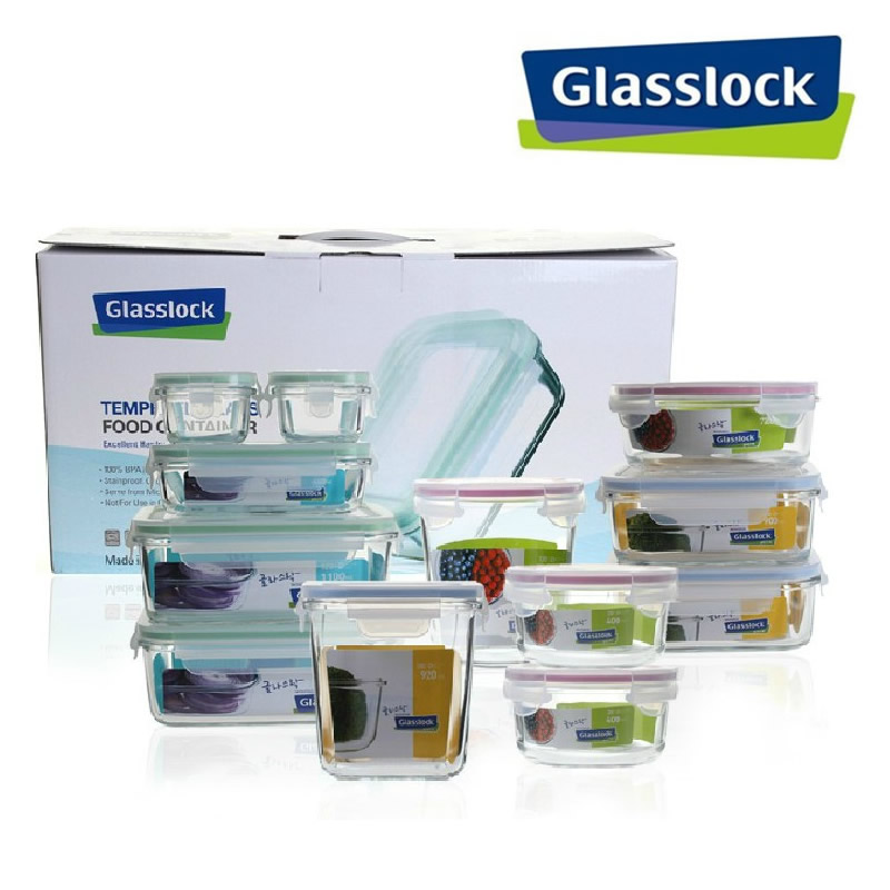 韩国glasslock玻璃保鲜盒GL80原装进口餐盒玻璃碗12件套家用饭盒在类目 餐饮具, 保鲜容器/保鲜器皿, 保鲜盒中 - 来自Buy2taobao.com提供专业的淘宝代购服务