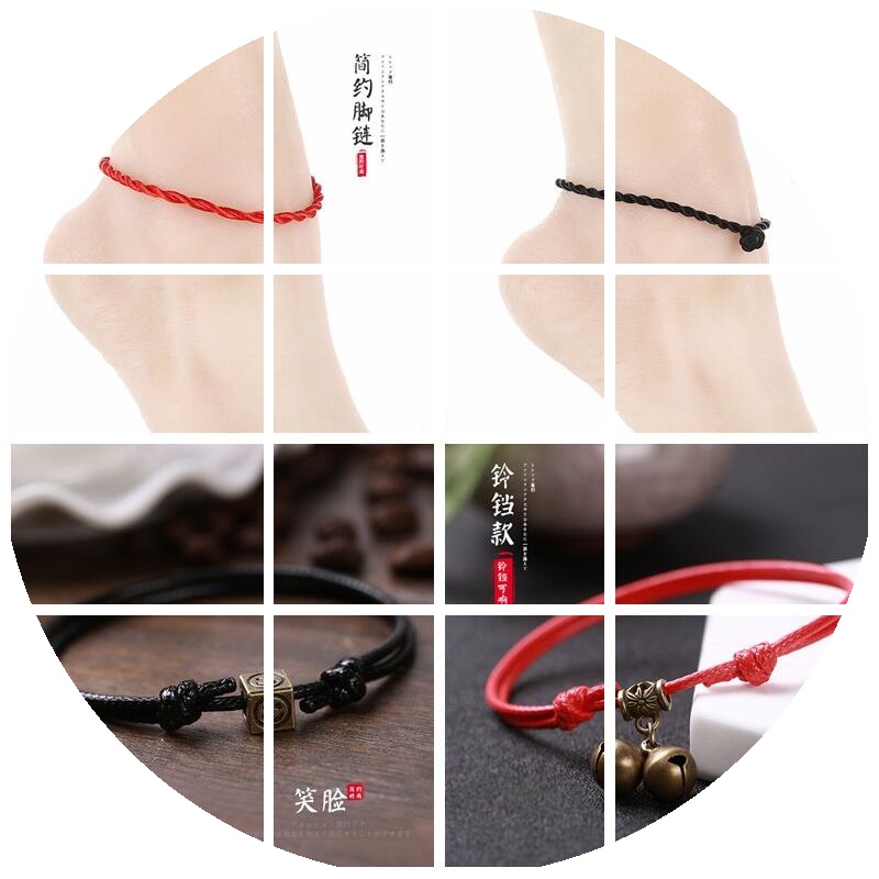 简约男女红绳脚链时尚个性学生闺蜜情侣脚绳韩版饰品脚环脚绳脚镯|msdalam kategori Toy/bayi/teka-teki/blok bangunan/model, Baby Ji Nianpin/Produk peribadi, gelang kaki - dari Buy2taobao.com untuk memberikan perkhidmatan ejen Taobao profesional membeli