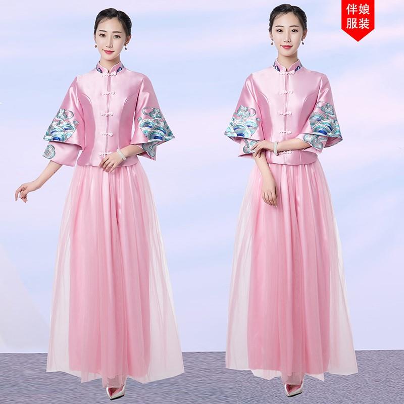 Bridesmaid Dresses Chinese style Sisters banquet full dress have more cash than can be accounted for Retro Chinese style Confidante Bridesmaid Dress Groomsman Bridesmaid Dressesin the Women's clothing/Boutique , Wedding/Cheongsam/Formal dress , Formal dress/Evening category - from Buy2taobao.com to provide professional Taobao agent buy service
