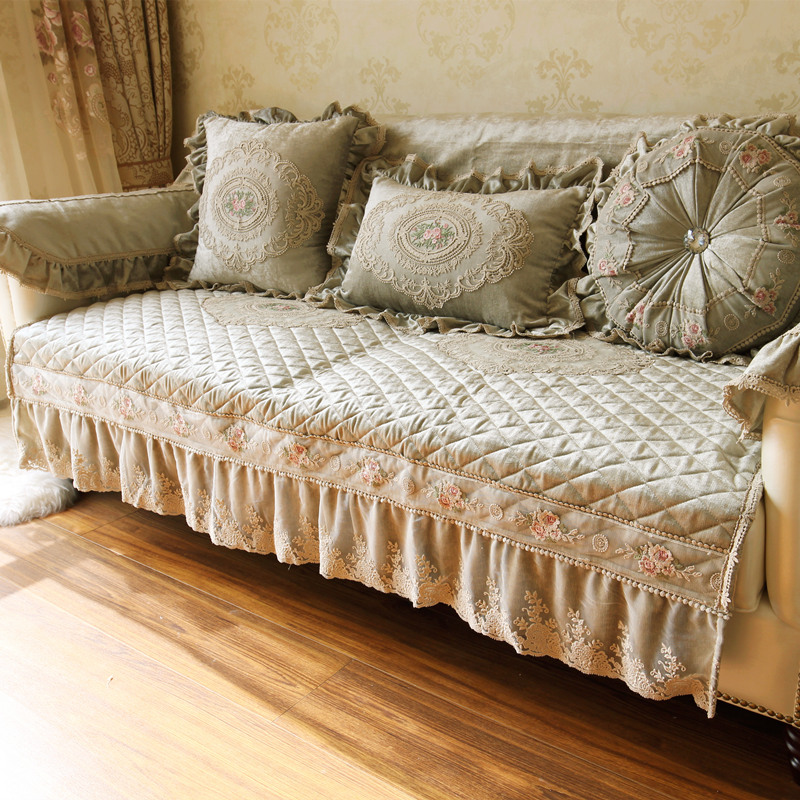 Polaroid high-grade European style Sofa cushion Fabric art non-slip Seat cushion Olive Chenille Curved Moon Establishmentin the Home Fabric , Cushion/Cushion/Sofa cushion , Sofa cushion category - from Buy2taobao.com to provide professional Taobao agent buy service