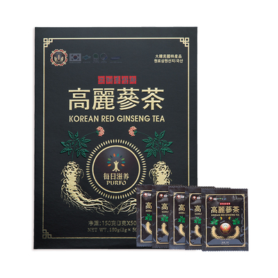 PURFO每日滋养红参韩国红参茶正品袋装人参饮品