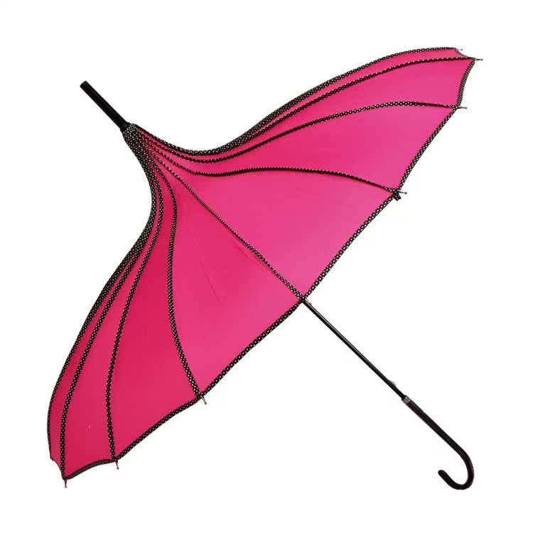 晴雨伞创意风摄影女公主伞长柄直杆结婚宝塔伞婚庆宫廷伞复古在类目 居家日用, 伞/雨具/防雨/防潮, 伞中 - 来自Buy2taobao.com提供专业的淘宝代购服务