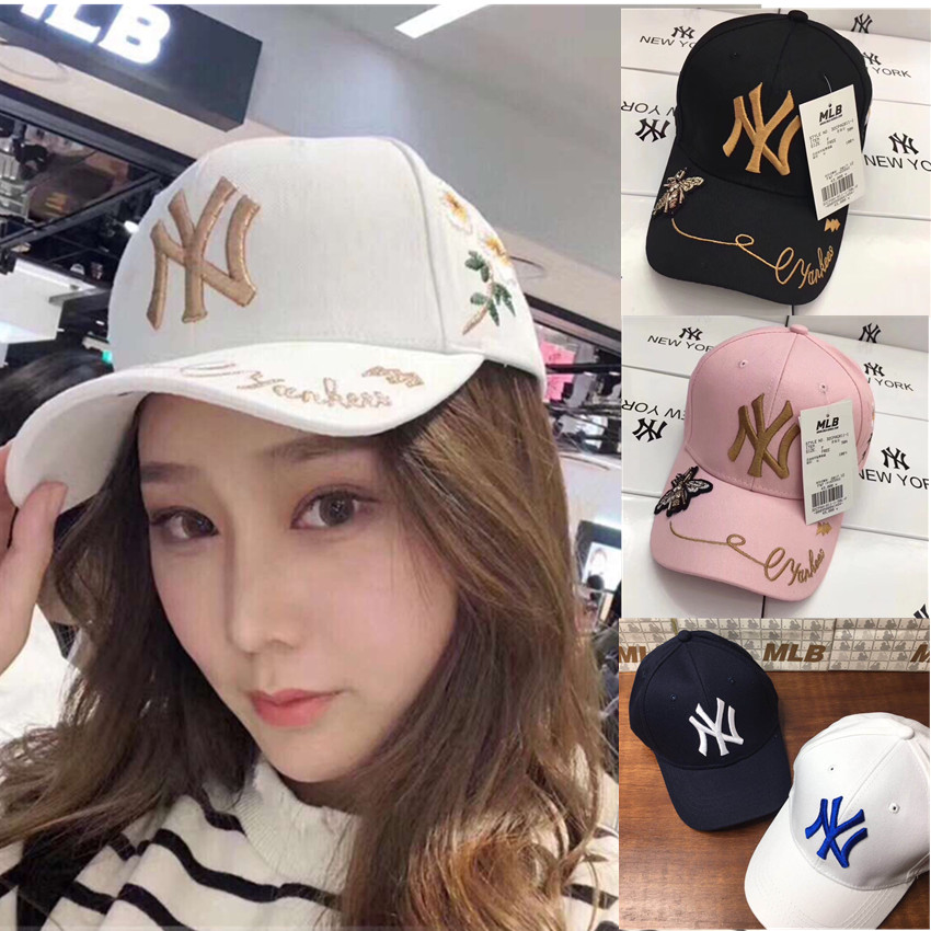 韩国mlb棒球帽子鸭舌帽NY男士韩版潮洋基队女太阳帽防晒夏遮阳帽在类目 服饰配件/皮带/帽子/围巾, 帽子中 - 来自Buy2taobao.com提供专业的淘宝代购服务