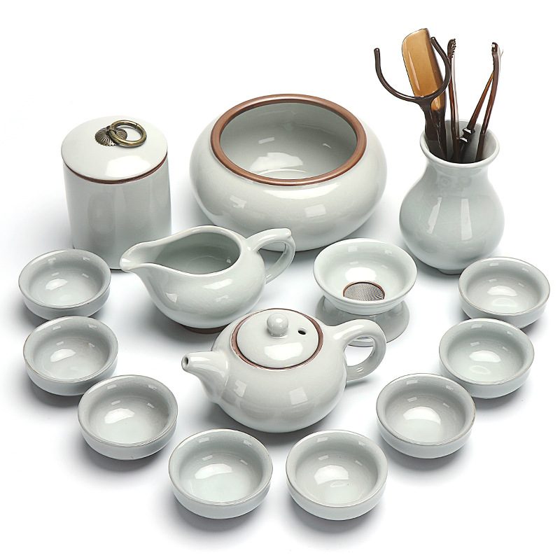 哥窑茶具套装青瓷哥窑整套功夫茶具套装 创意陶瓷茶具礼品定制|ruв категории посуда, чайный сервиз, набор чайный сервиз - от Buy2taobao.com для оказания профессиональной услуги покупки агента Taobao