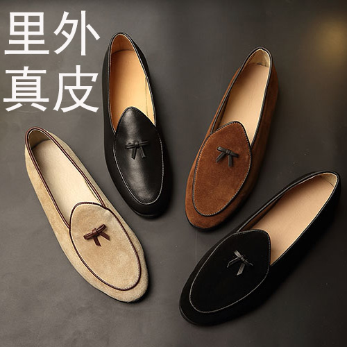 summer British style Lok Fu shoes man genuine leather Casual shoes A pedal Lazy man Set foot Versatile ventilation Low shoein the Men's Shoes, Low shoes category - from Buy2taobao.com to provide professional Taobao agent buy service