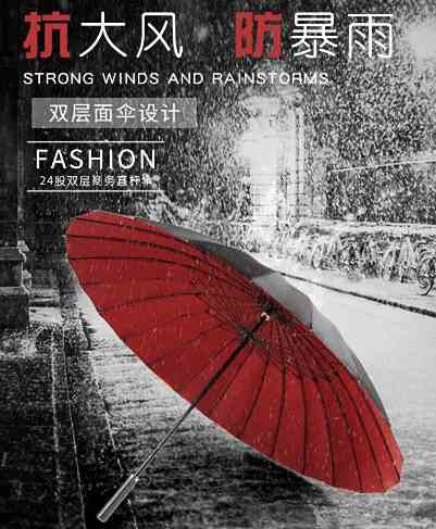 24 Straight Hook Umbrella black business affairs Super large automatic Retro customized logo Long-handled umbrellain the Home Daily , Umbrella/Rain gear/Rain/Moistureproof , Umbrella category - from Buy2taobao.com to provide professional Taobao agent buy service