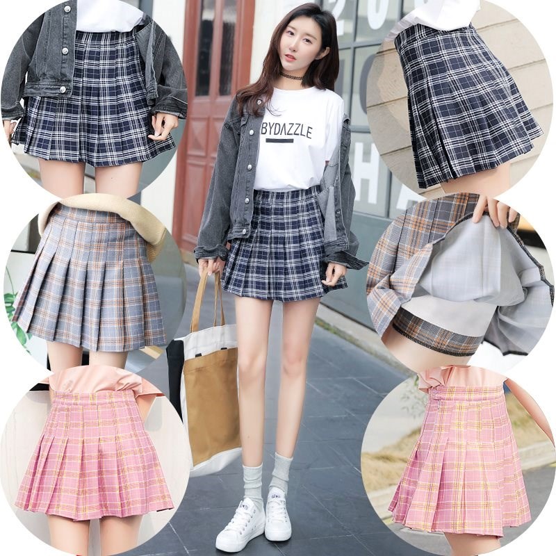 裙半身裙女春夏季2019学生高腰百褶a字群学院风新款a型短裙子百。|msdalam kategori Butik wanita / wanita, skirt - dari Buy2taobao.com untuk memberikan perkhidmatan ejen Taobao profesional membeli