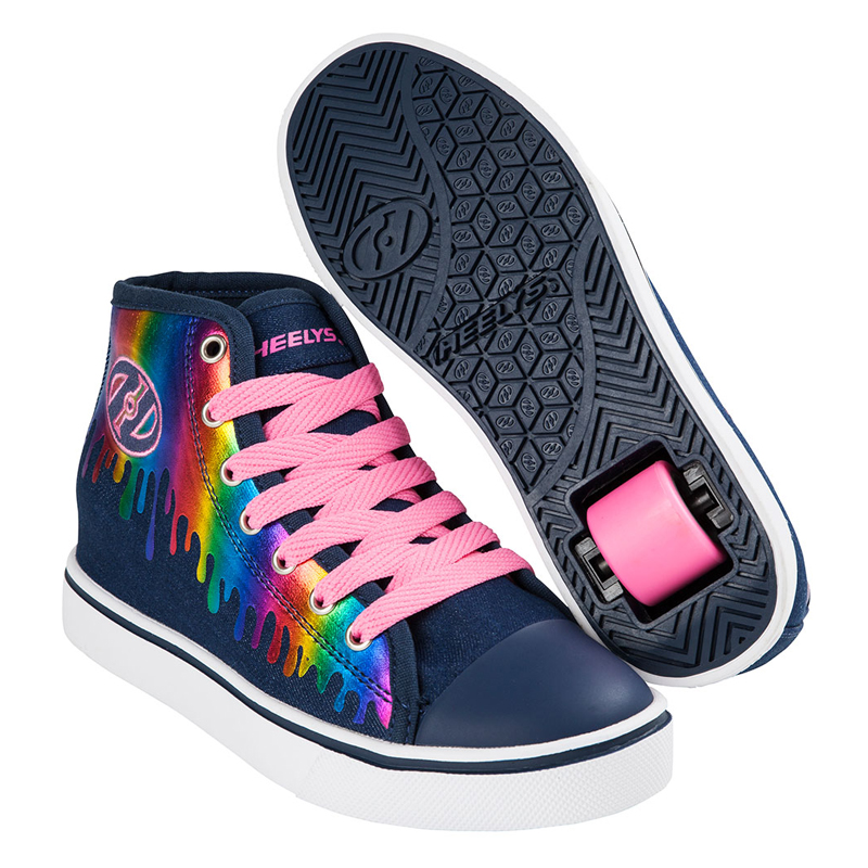 正品heelys新款帆布高帮女款儿童学生轮滑鞋风火轮代步鞋成人透气在类目 运动/瑜伽/健身/球迷用品, 轮滑/滑板/极限运动, 暴走鞋中 - 来自Buy2taobao.com提供专业的淘宝代购服务