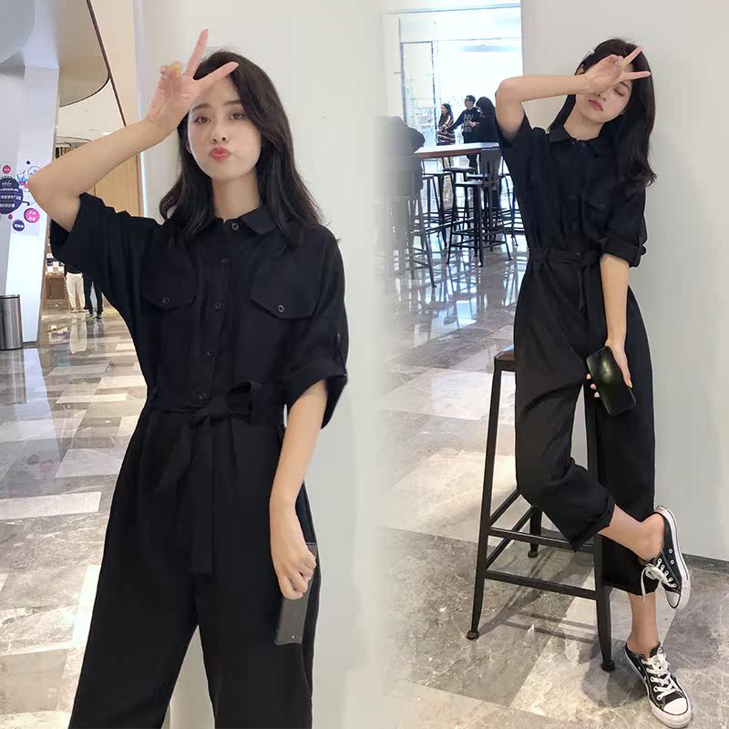 工装连体裤女夏短袖显瘦韩版宽松2019新款时尚高腰休闲阔腿套装潮|ruв категории Цифровые аксессуары, рынок электронных компонентов, электронный элемент, другие компоненты - от Buy2taobao.com для оказания профессиональной услуги покупки агента Taobao
