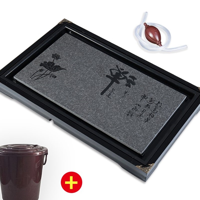 小茶盘家用客厅功夫茶具实木托盘石头长方形茶托套装变色茶台简约|ruв категории посуда, чайный сервиз, чайный поднос - от Buy2taobao.com для оказания профессиональной услуги покупки агента Taobao
