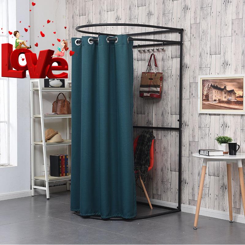 clothing Dressing room Shelf Market Temporary simple and easy Changing room move Portable Floor type Track gatein the Home Fabric , Curtains and curtain accessories , Curtain category - from Buy2taobao.com to provide professional Taobao agent buy service