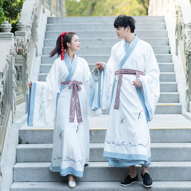 漢服男女情侶古裝 超仙漢唐之夢情侶款仙氣夏季結婚紅色男女通用在類目 男裝, 民族服裝中 - 來自Buy2taobao.com提供專業的淘寶代購服務