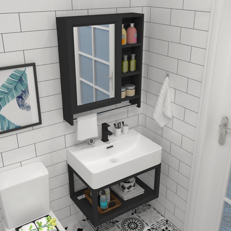 挂墙式洗手盆黑色支架盆小户型浴室洗脸盆柜组合陶瓷洗手台|ruв категории награду материалов, туалетные принадлежности, умывальник, стены - типа умывальник - от Buy2taobao.com для оказания профессиональной услуги покупки агента Taobao