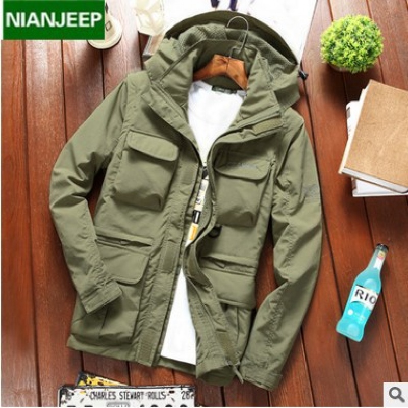 NIANJEEP Jeep Shield spring and autumn Men's monolayer coat Outdoor wear Mountaineering suit Pizex Vestin the Maternity/Maternal supplies/Nutrition , Radiation , Radiation cards category - from Buy2taobao.com to provide professional Taobao agent buy service