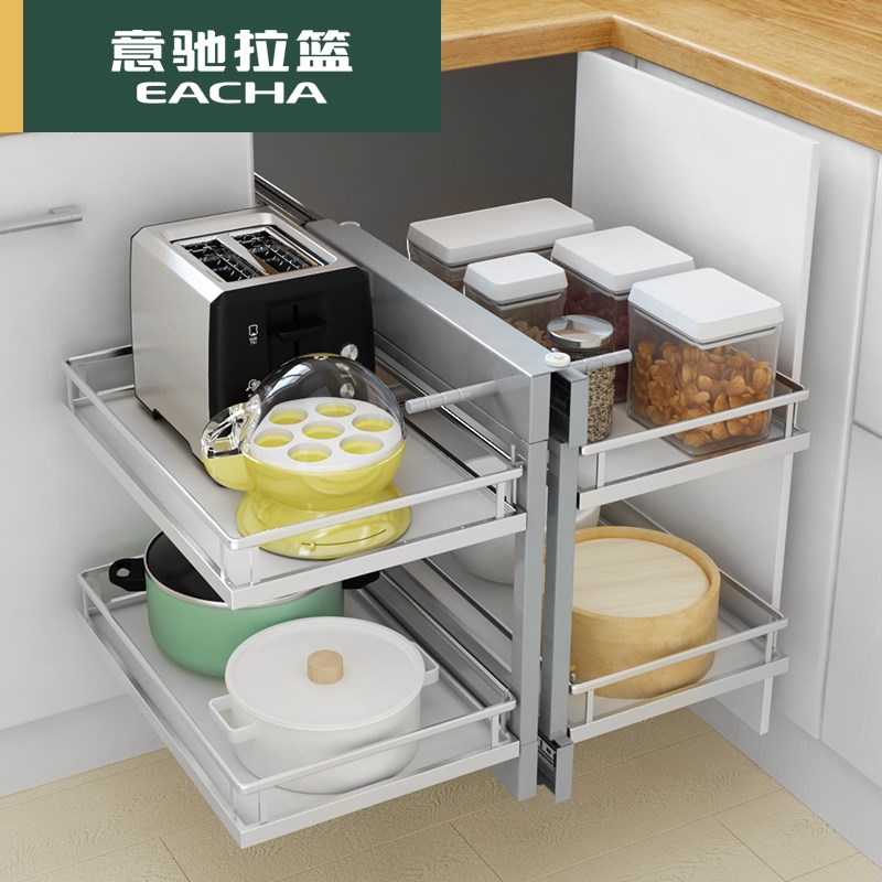 Italian Chi Corner Basket Kitchen Basket kitchen cupboard Corner Shelf Corner rotate Little Monsters UFO Basketin the Decoration main material , Kitchen , Baskets category - from Buy2taobao.com to provide professional Taobao agent buy service