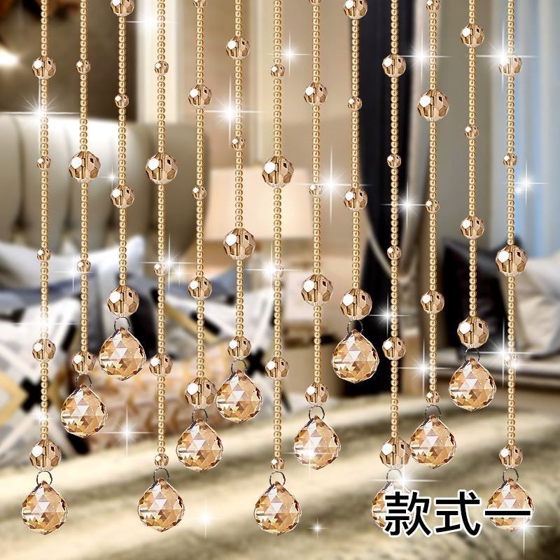 珍珠门帘水晶珠客厅家用隔断玄关弧形免打孔成品玻璃水晶隔断帘|ruв категории домашний ткань, занавес, занавес и аксессуары, занавес/занавес - от Buy2taobao.com для оказания профессиональной услуги покупки агента Taobao