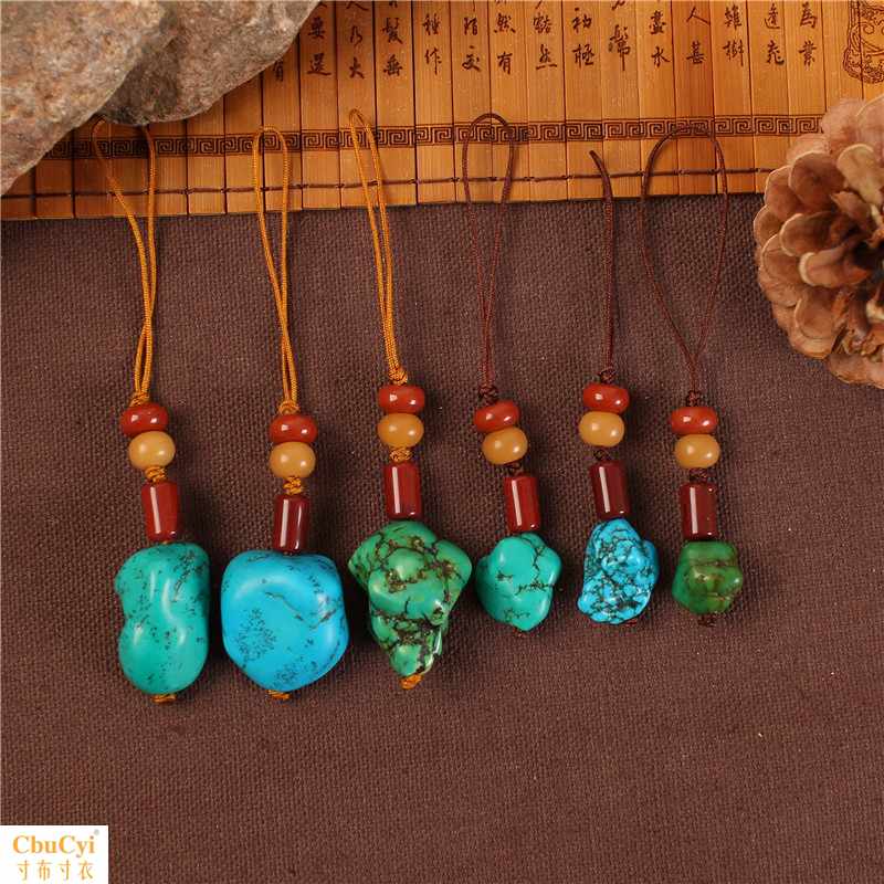 Original natural Ore Yellow and blue Turquoise manual literature mobile phone Pendant zipper Accessories Pendantin the 3C Digital Accessories, Cell Phone Accessories , Phone Accessories , Mobile phone pendant/Mobile phone chain category - from Buy2taobao.com to provide professional Taobao agent buy service