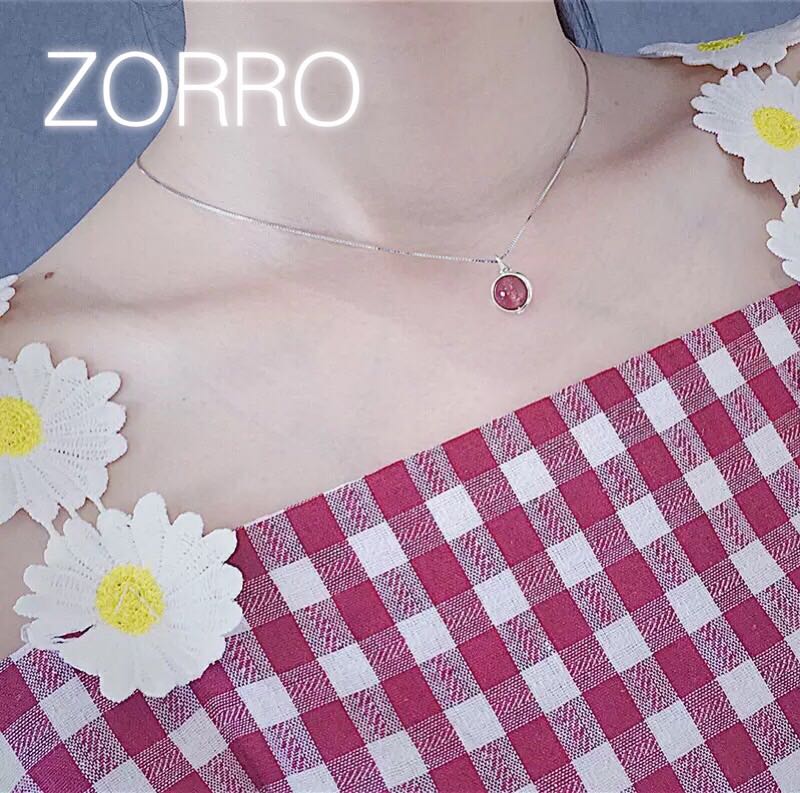 clavicle Necklace Transfer bead Dr. Peach strawberry amethyst Pendant birthday gift Girlfriend Confidante 925 Sterling Silverin the Accessories/Fashion Jewelry, Necklace category - from Buy2taobao.com to provide professional Taobao agent buy service