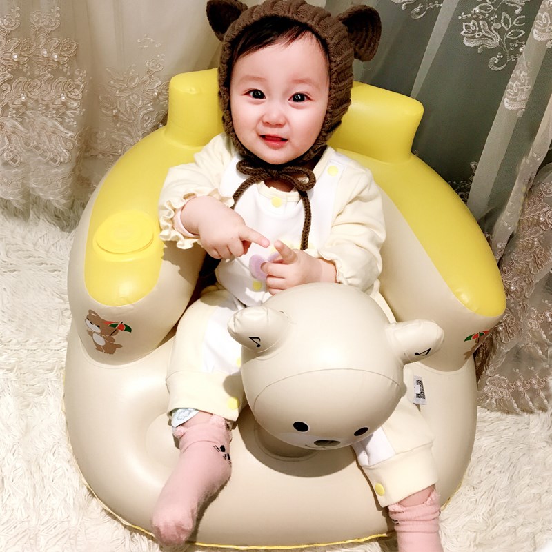 宝宝学座椅婴幼儿学坐防摔充气小沙发便携式多功能餐椅可折叠|ruв категории подгузник/шампунь/вскармливать/тележка кроватью, детская кровать/кровать для младенца/колыбель/стул, стул - от Buy2taobao.com для оказания профессиональной услуги покупки агента Taobao