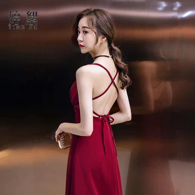 晚礼服2018夏季新款派对吊带时尚中长款宴会洋装生日小礼服连衣裙|msdalam kategori Butik wanita / wanita, perkahwinan/Cheongsam/pakaian, pakaian/malam - dari Buy2taobao.com untuk memberikan perkhidmatan ejen Taobao profesional membeli