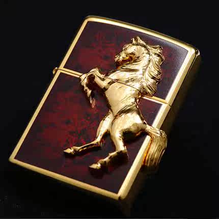原装ZIPPO打火机SC0586 红色镀金徽章骏马 专柜正版zp 包邮在类目 ZIPPO/瑞士军刀/眼镜, 品牌打火机及配件, ZIPPO/芝宝中 - 来自Buy2taobao.com提供专业的淘宝代购服务