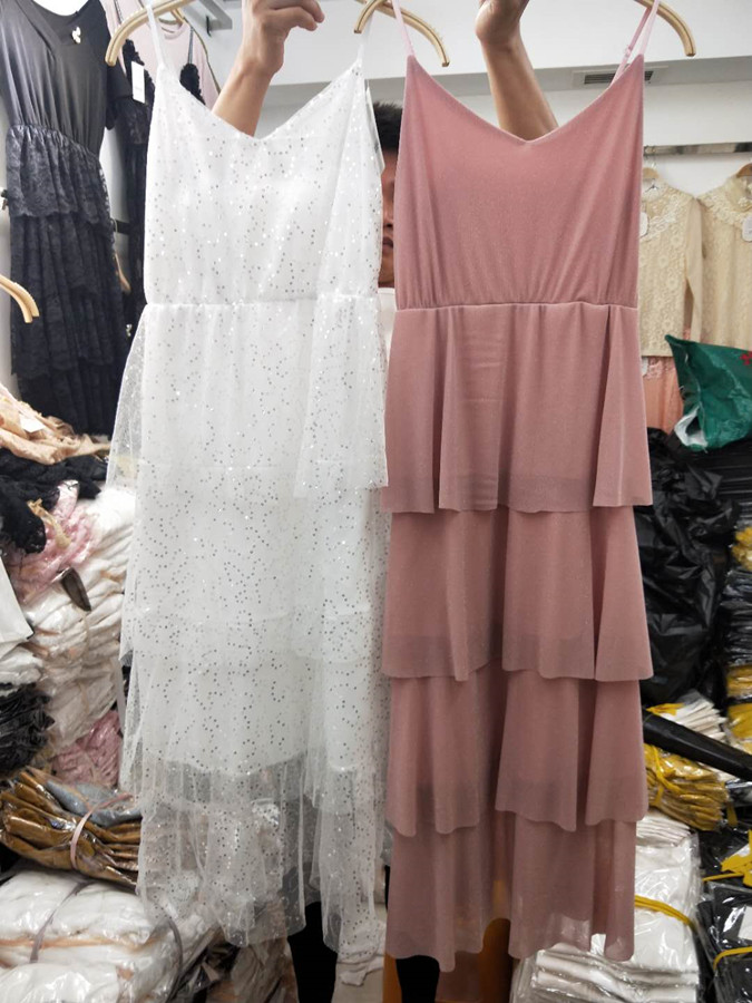 (Cocoa fire shop) 12-19.8 Socket Shoulder camisole grace By age temperament Cake skirt Dressin the Women's clothing/Boutique , Large size women category - from Buy2taobao.com to provide professional Taobao agent buy service