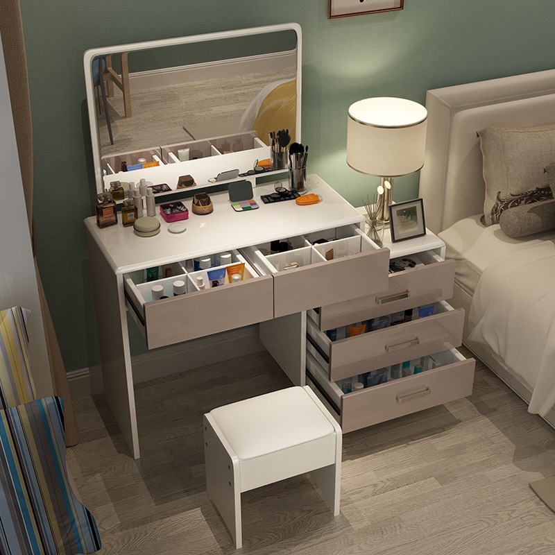Modern simplicity dresser bedroom Small apartment fashion Mini Paint Scalable Dressing tables Economic type Dressersin the Residential furniture , Tables , Dressing/Desk category - from Buy2taobao.com to provide professional Taobao agent buy service